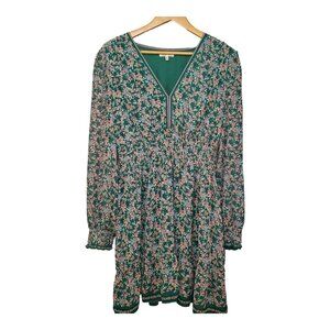 Max Studio Size XL Smocked Waist Flutter Sleeve Dress